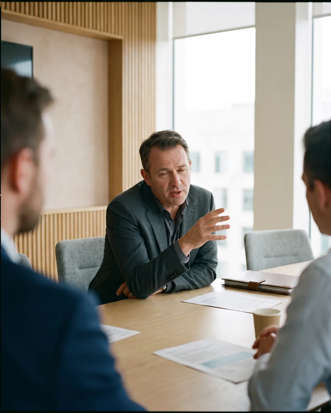 A fractional CRO at work in a Washington DC business setting